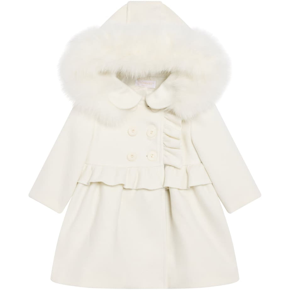 Fox Fur Hood Coat (12-48 Months)