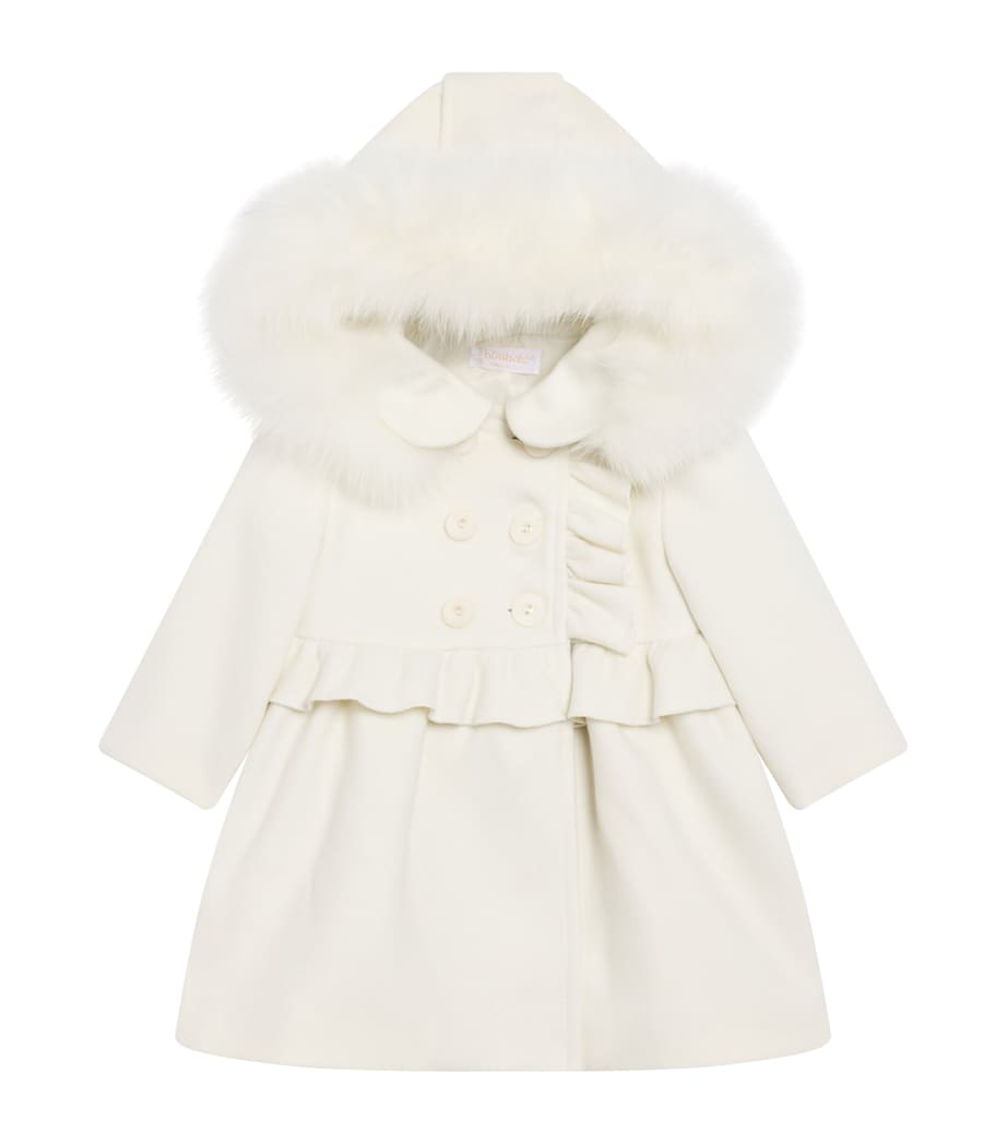 Fox Fur Hood Coat (12-48 Months)