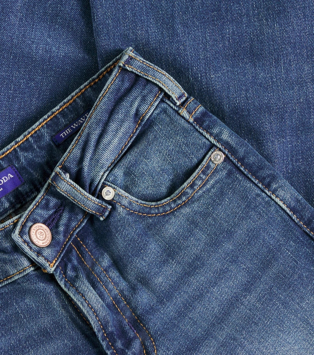 Scotch & Soda Kids - Wave wide-leg jeans