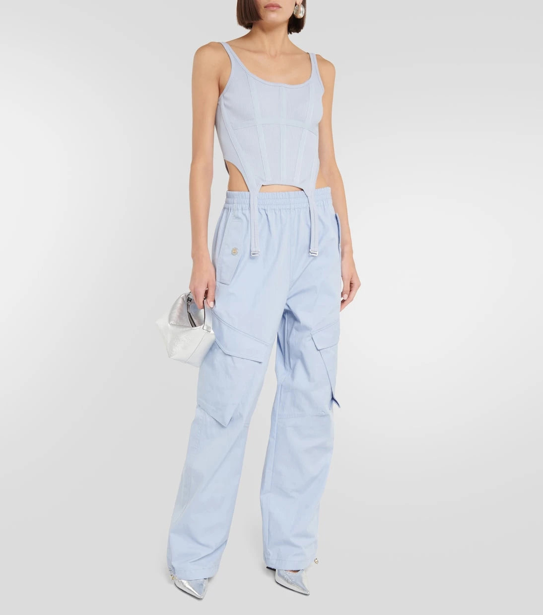 Dion Lee - Cotton jersey bustier