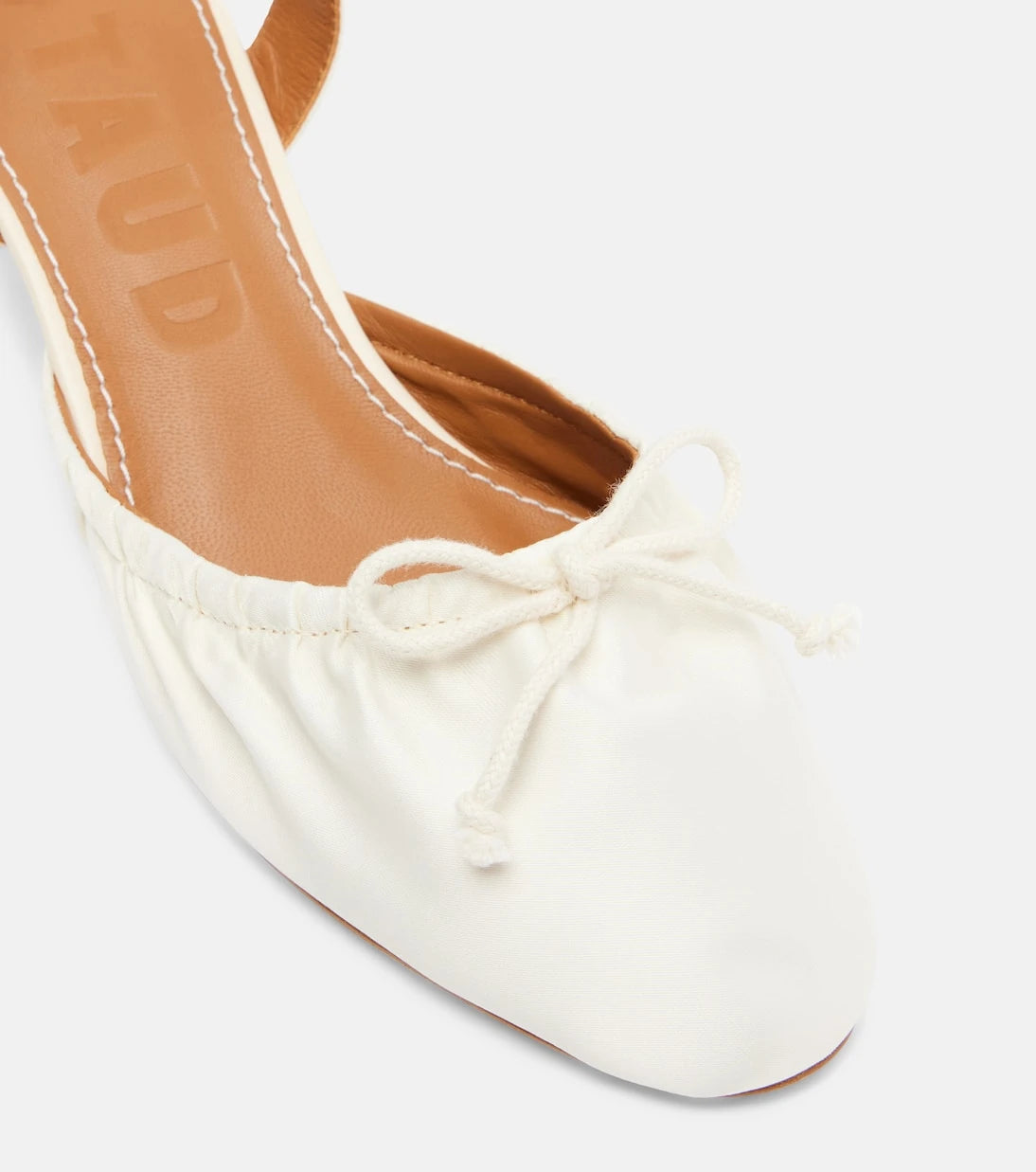 Staud - Alba satin slingback pumps