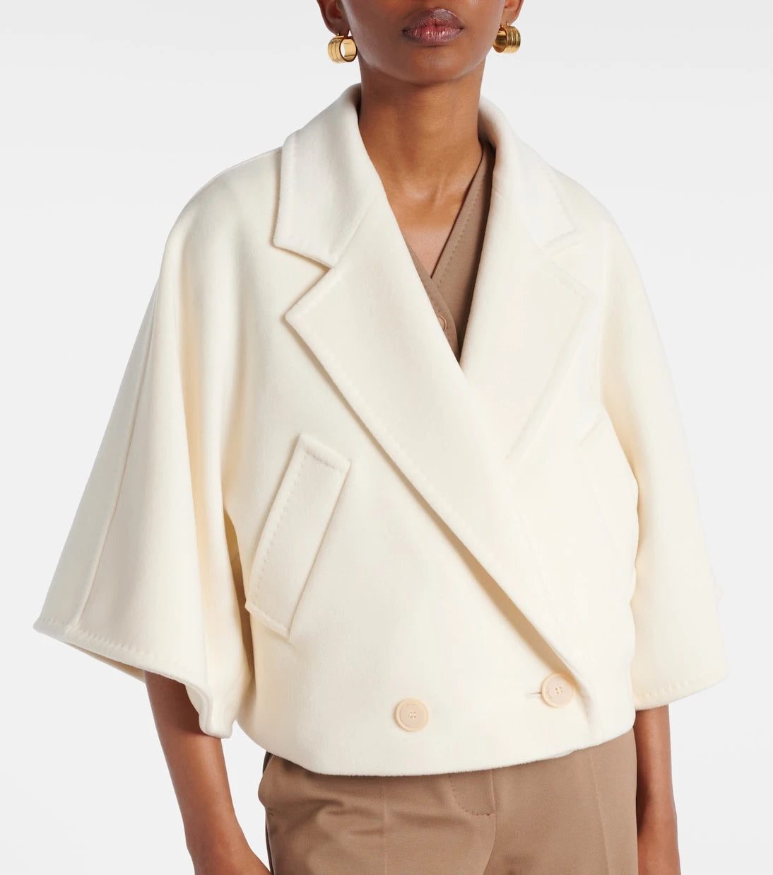 Max Mara - Galea wool and cashmere peacoat