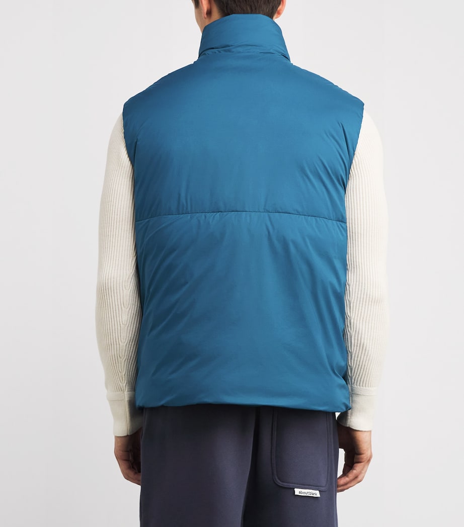 Canada Goose Blue Down Water-Repellent Packable Lodge Gilet