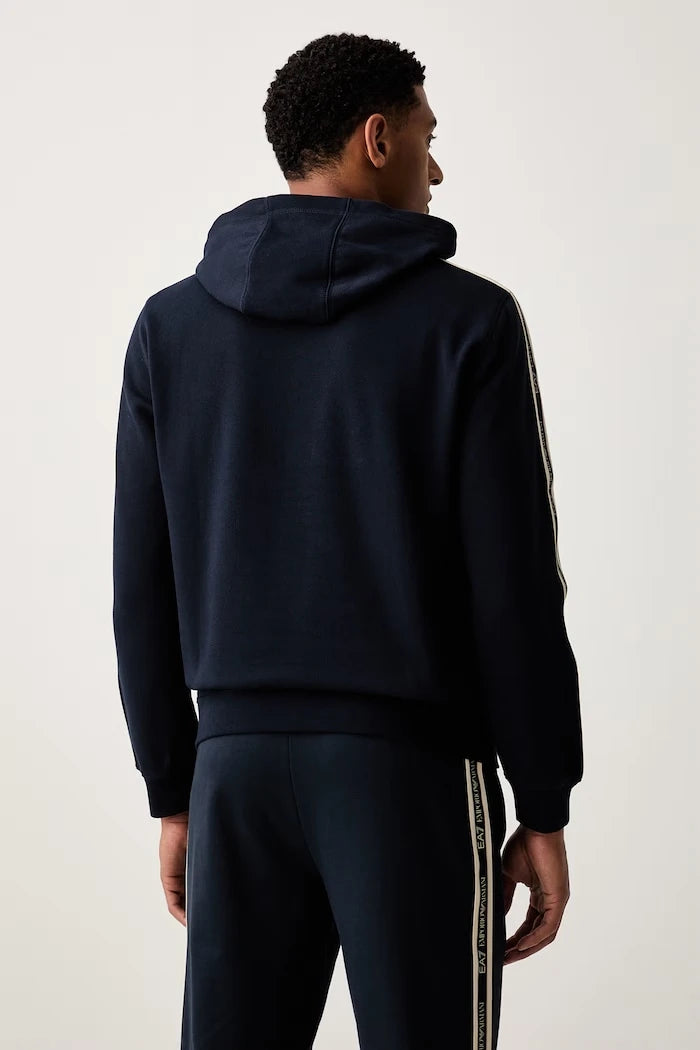 EA7 Emporio Armani kapüşonlu erkek pamuklu sweatshirt