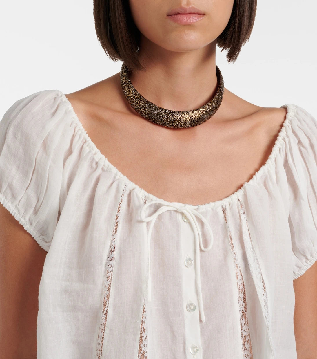 Citizens of Humanity - Tatev lace-trimmed top