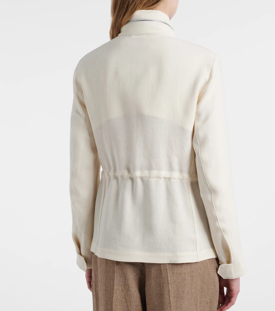 Loro Piana - Traveller Mini linen crêpe field jacket