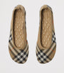 Burberry Knit Check Baby Ballet Flats