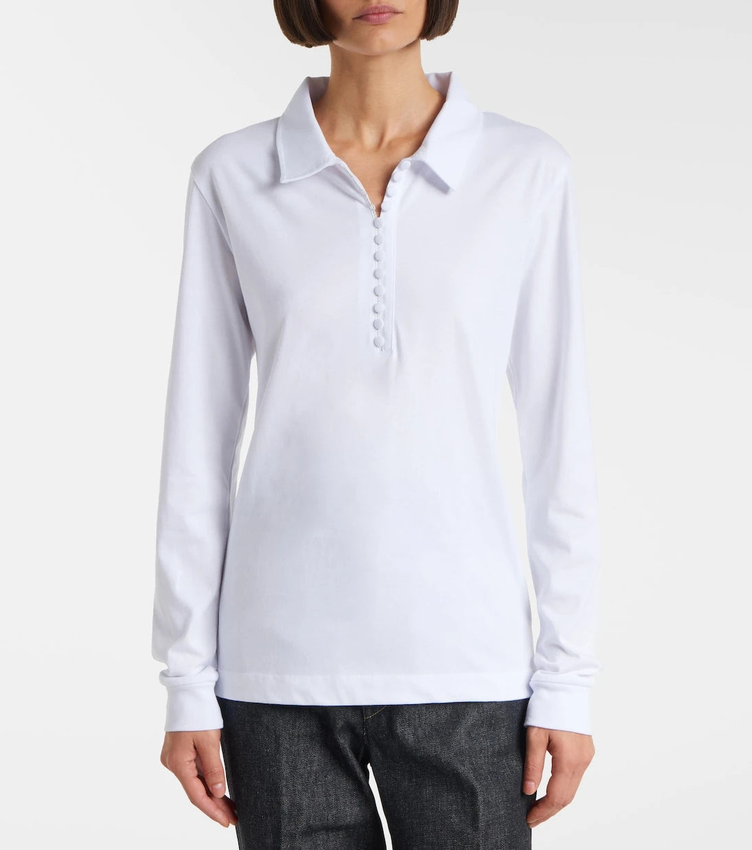 Dries Van Noten - Cotton jersey polo shirt