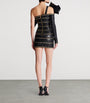 Leather Chain Mini Dress