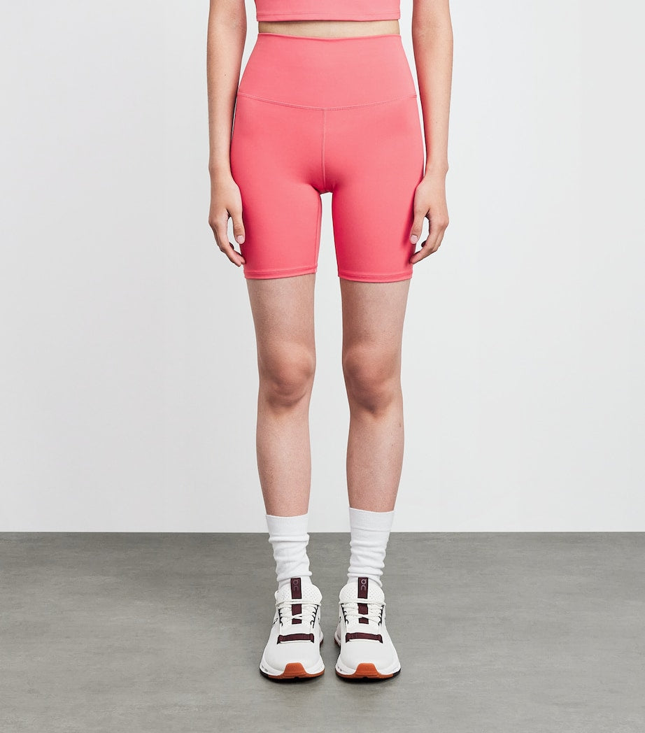 Varley Pink FreeSoft High-Rise Shorts