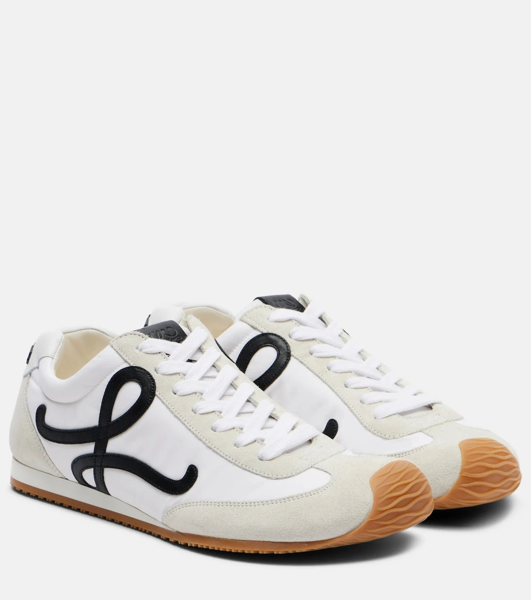 Loewe - Ballet Runner 2.0 suede-trimmed sneakers