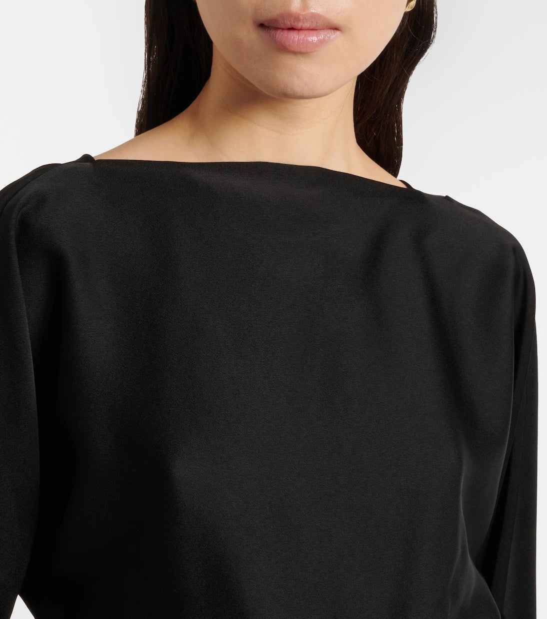 Max Mara - Draped satin gown