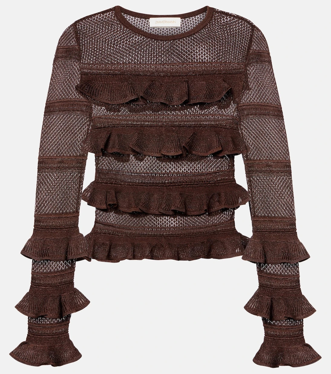 Zimmermann - Hypnotic ruffled top