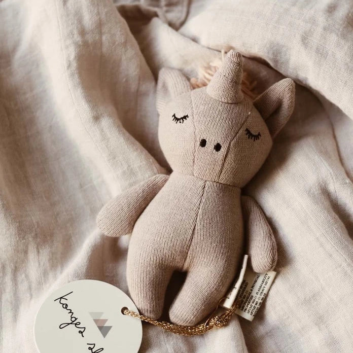 Мека играчка Konges Sløjd MINI UNICORN