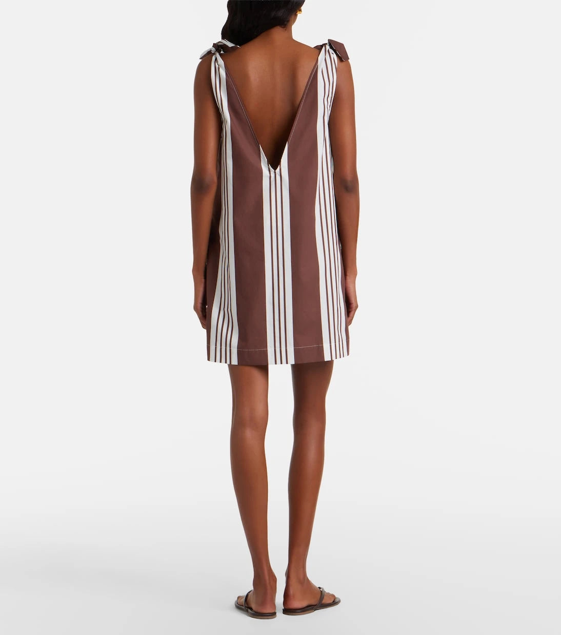 Posse - Rosie striped cotton minidress