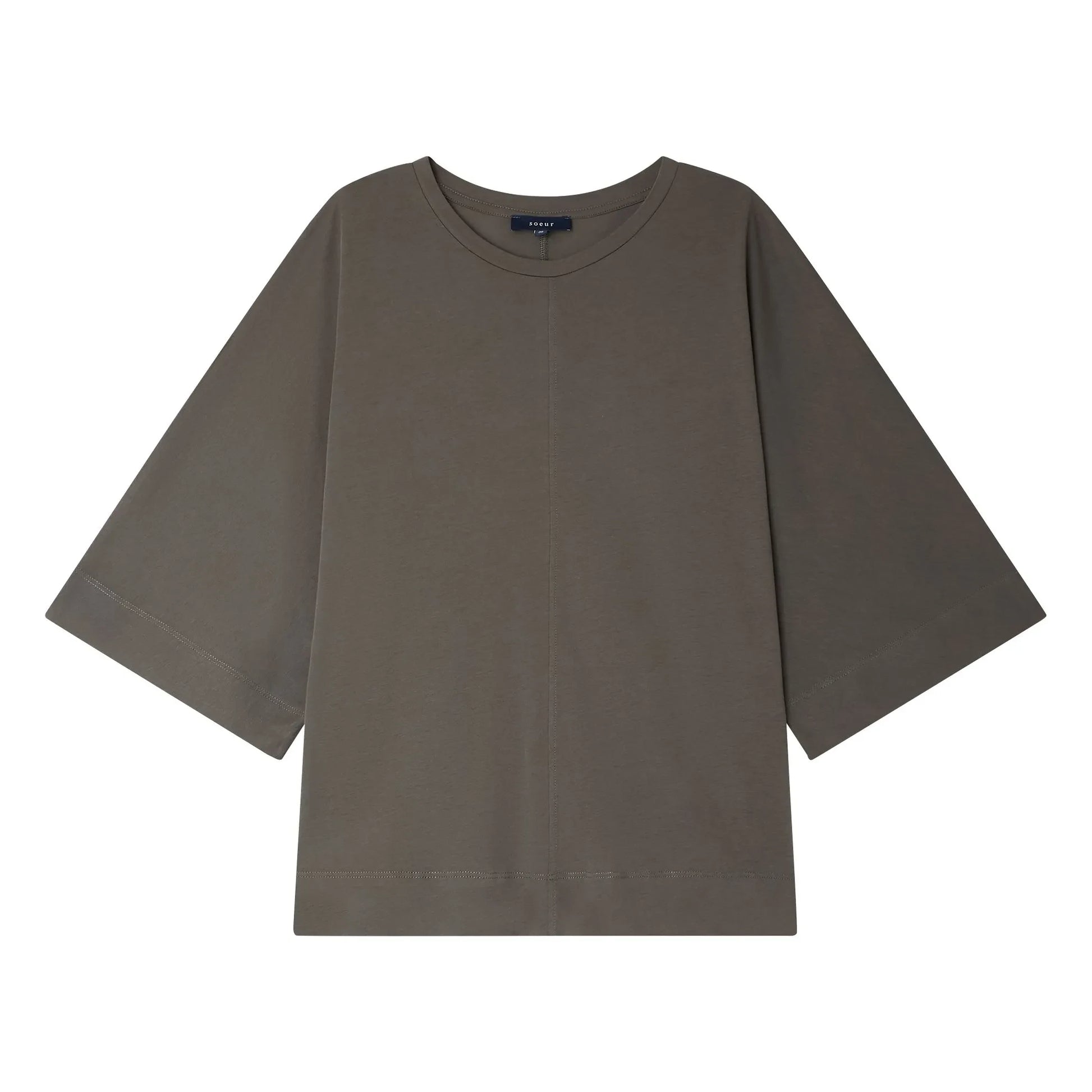 Soeur - Helsinki Coton T-shirt | Slate grey