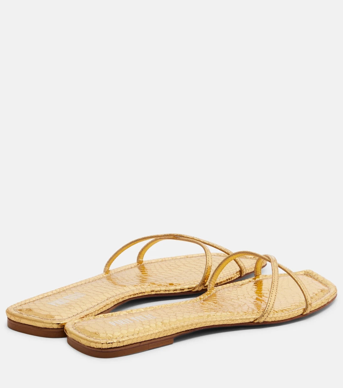 Paris Texas - Biarritz metallic leather sandals