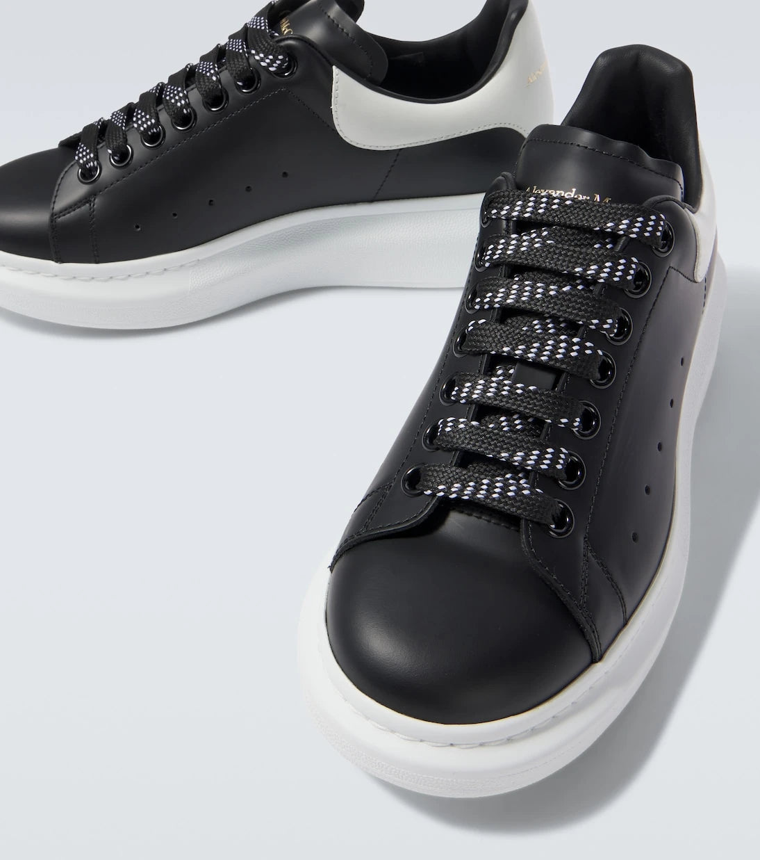 McQueen - Oversized leather sneakers