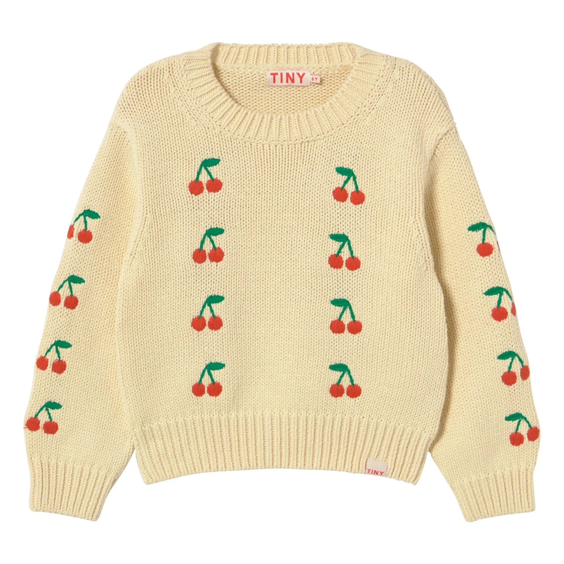 Tinycottons - Cherry Sweater | Pale yellow