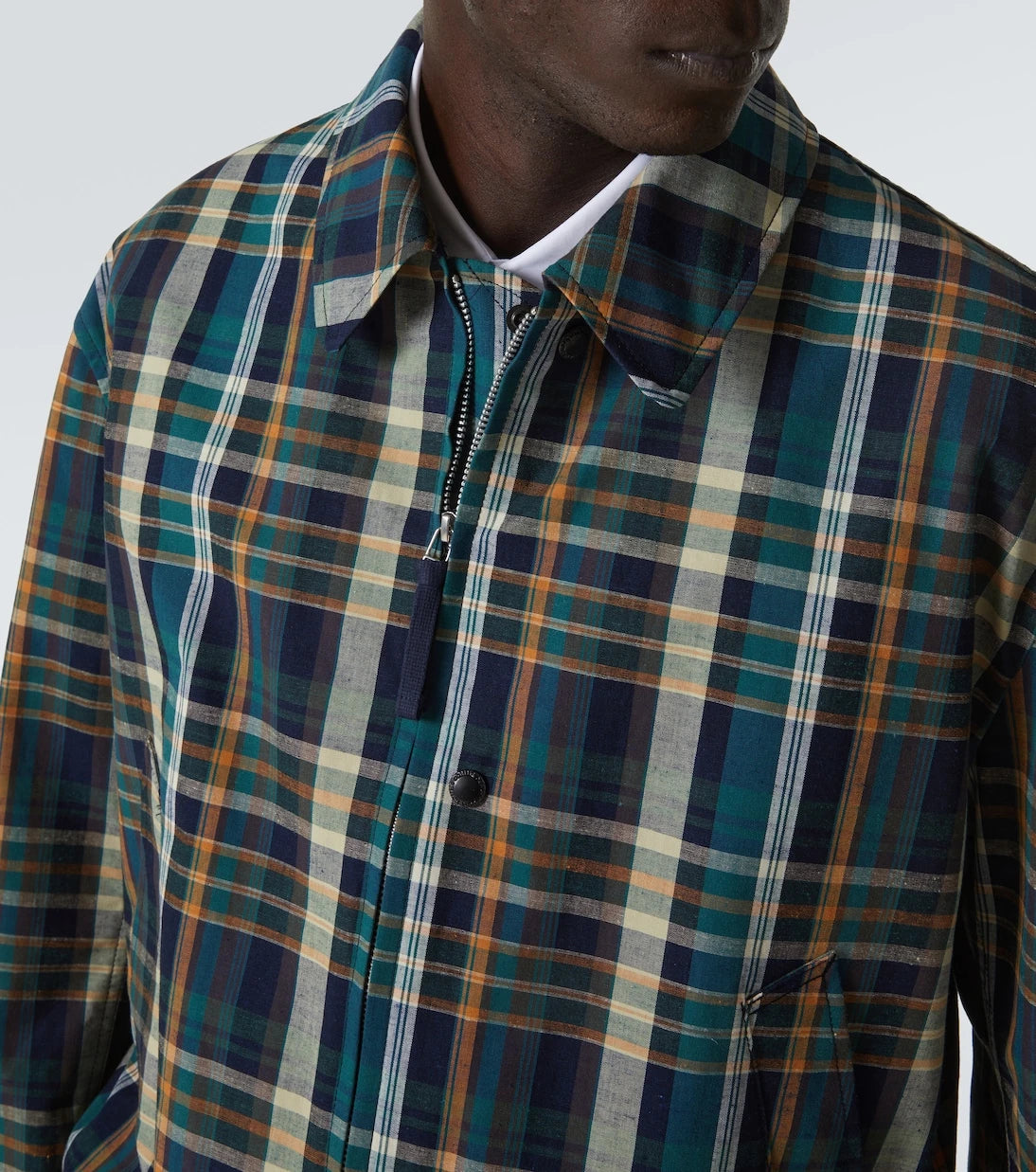 Comme des Garçons Homme - Checked cotton and linen blouson