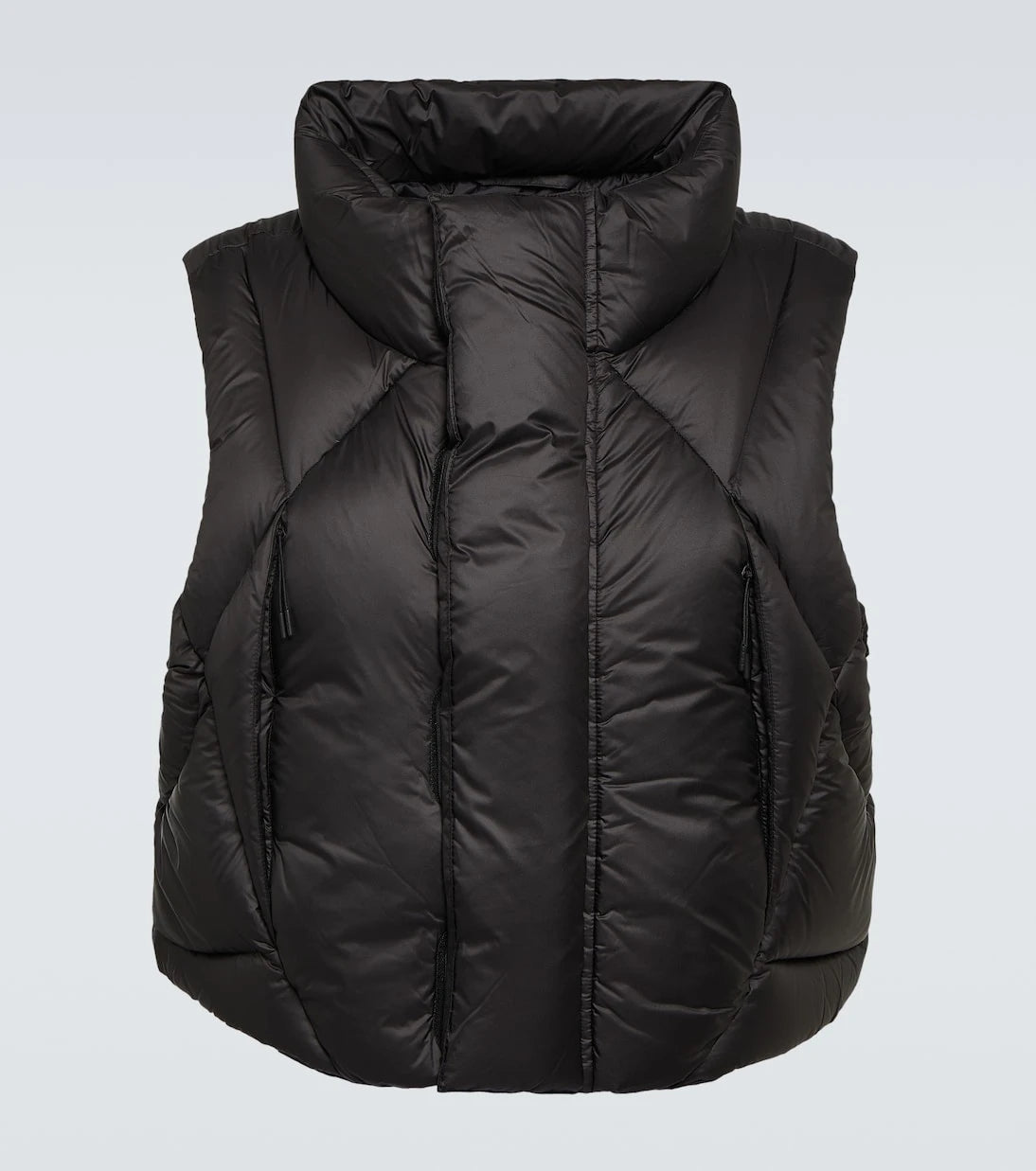 Entire Studios - Grid cropped down vest