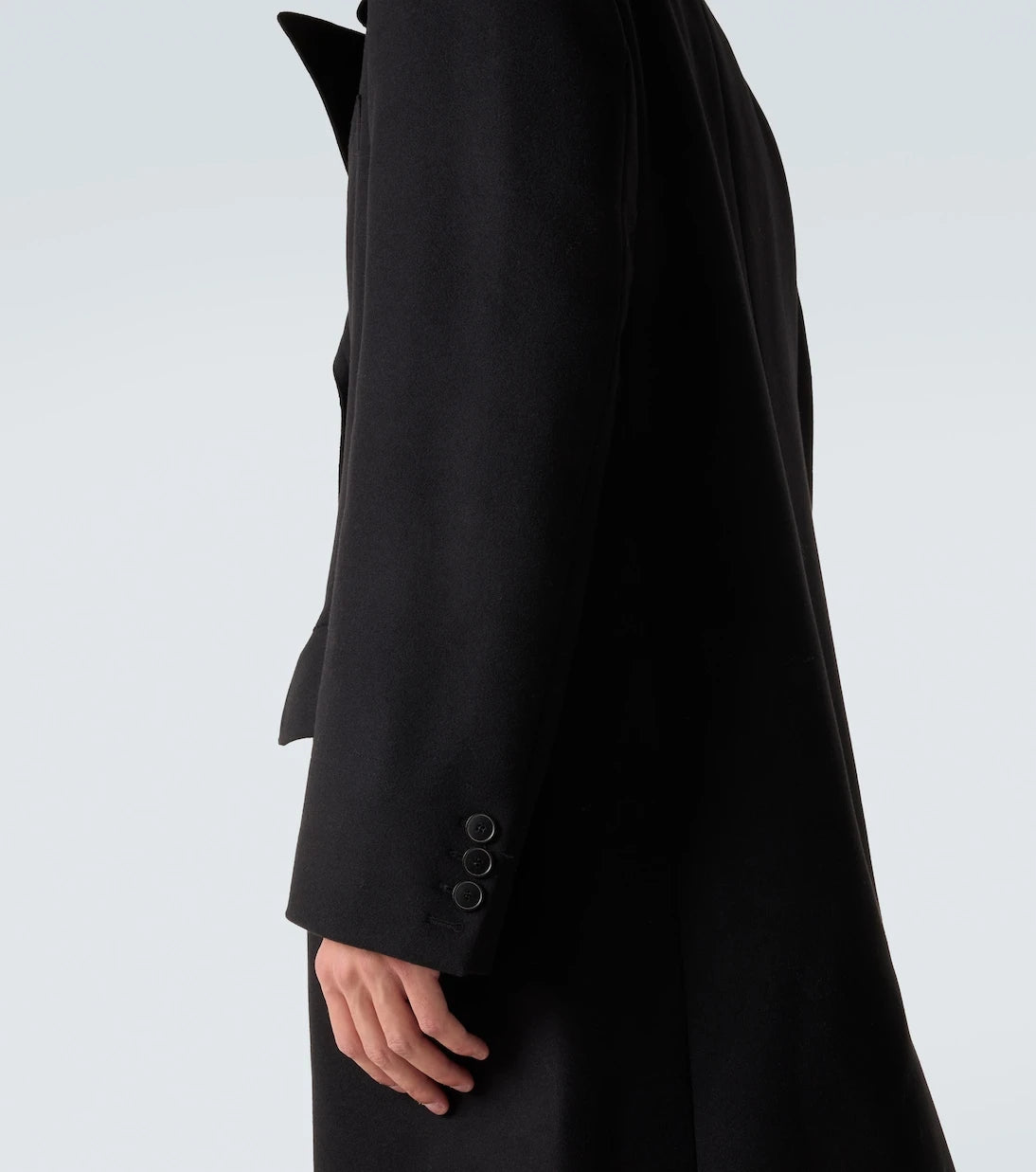 Maison Margiela - Double-breasted virgin wool coat