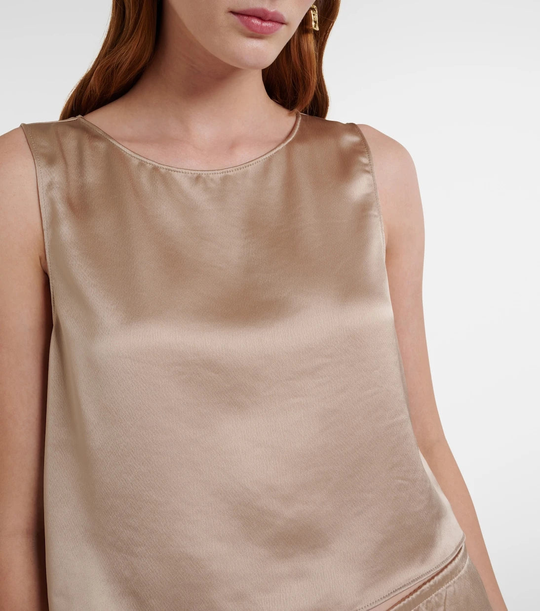 Leset - Barb satin top