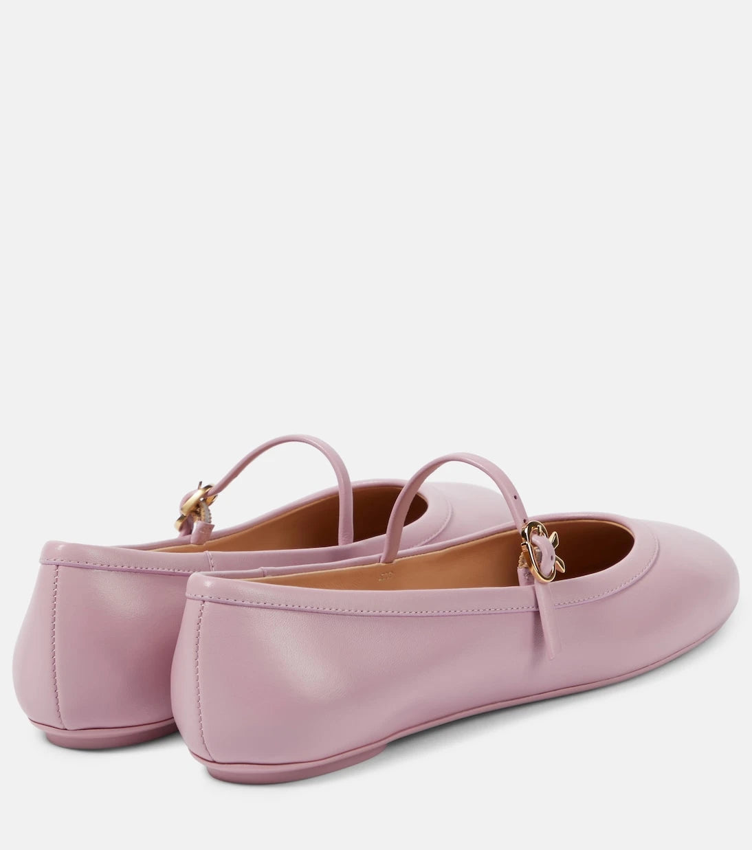 Gianvito Rossi - Carla leather Mary Jane flats
