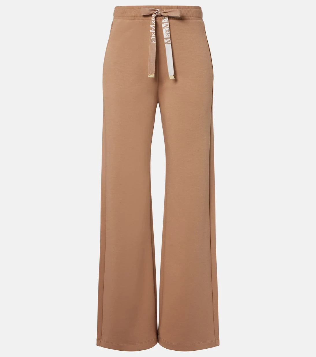 'S Max Mara - Cotton-blend jersey wide-leg sweatpants
