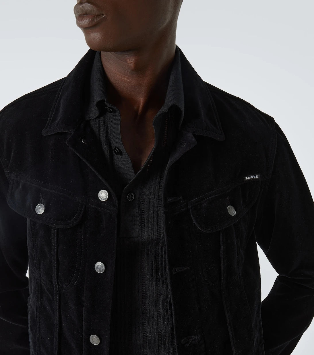 Tom Ford - Cotton and silk polo shirt
