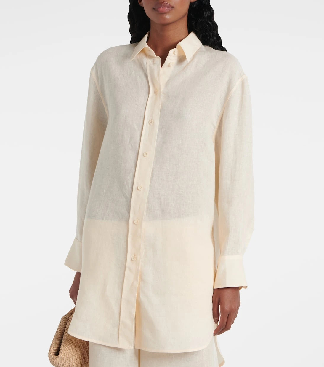 Eres - Mignonette linen shirt