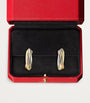 Cartier White, Yellow and Rose Gold Trinity Earrings