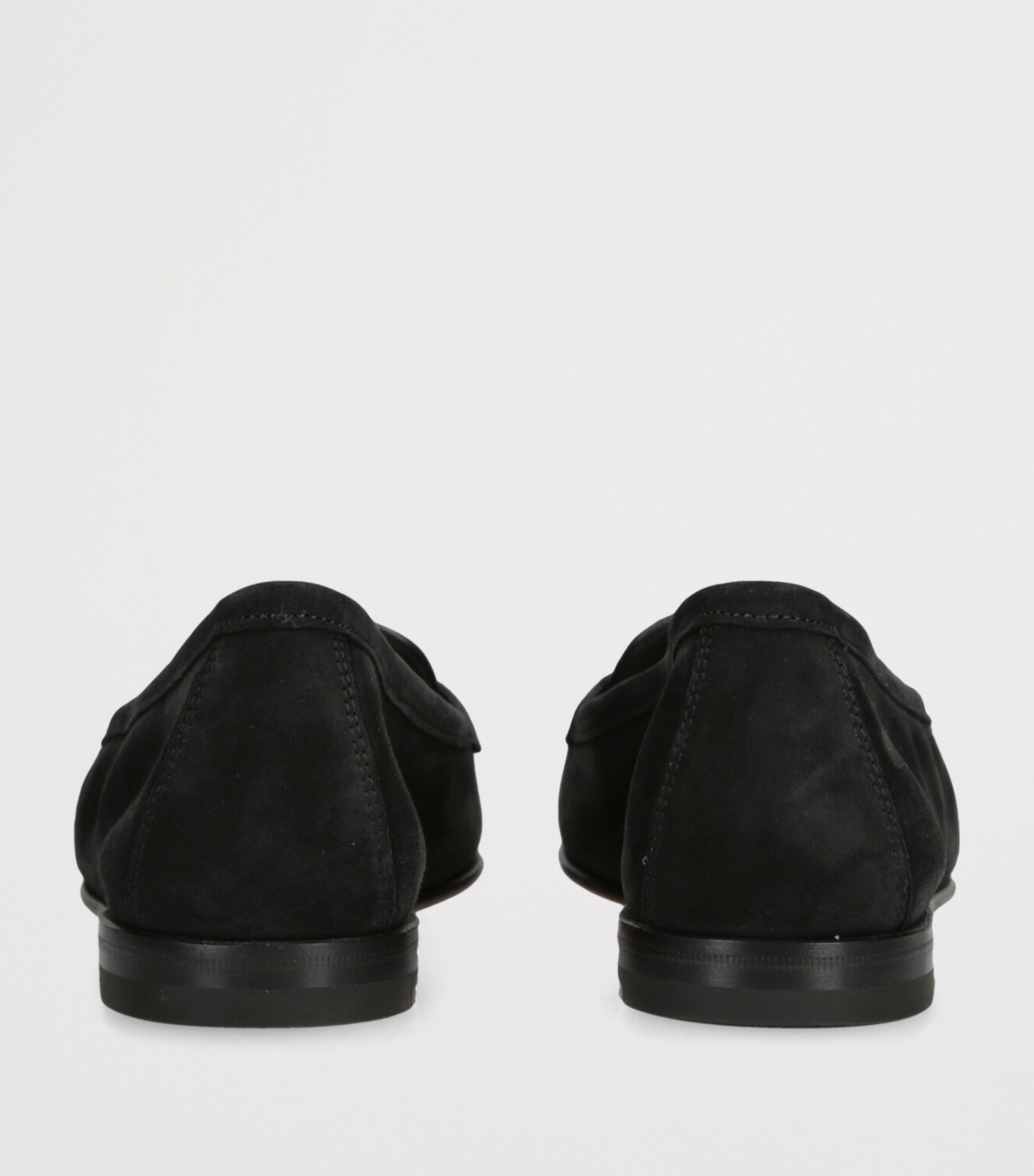 Black Suede Carla Loafers