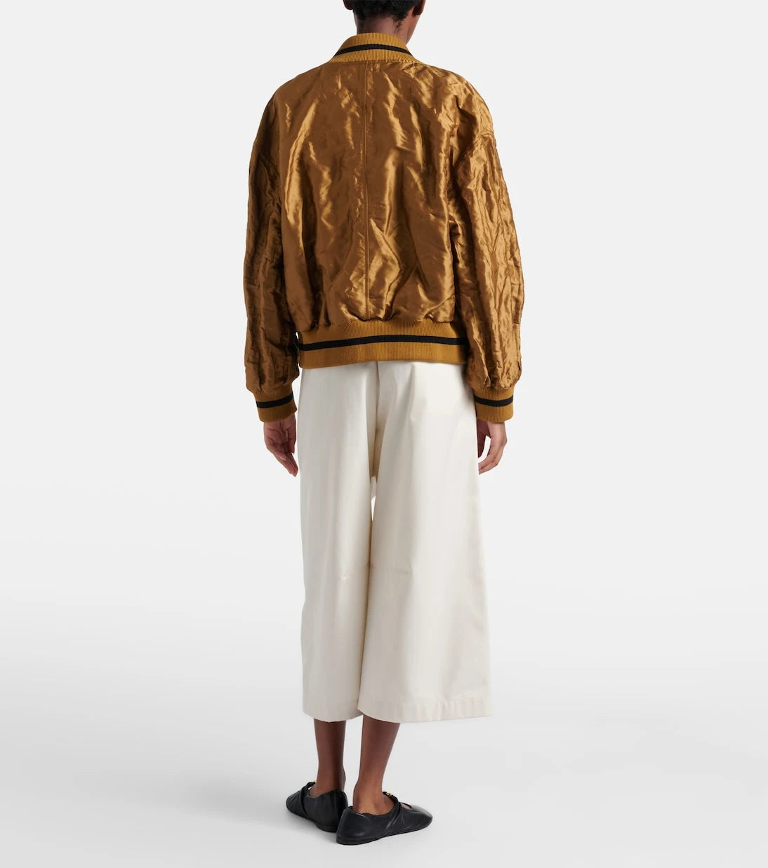 Loewe - Cotton and silk gabardine culottes