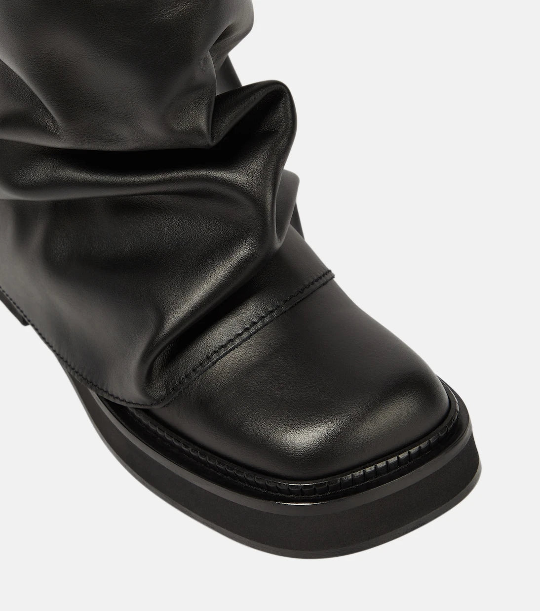 The Attico - Robin leather combat boots