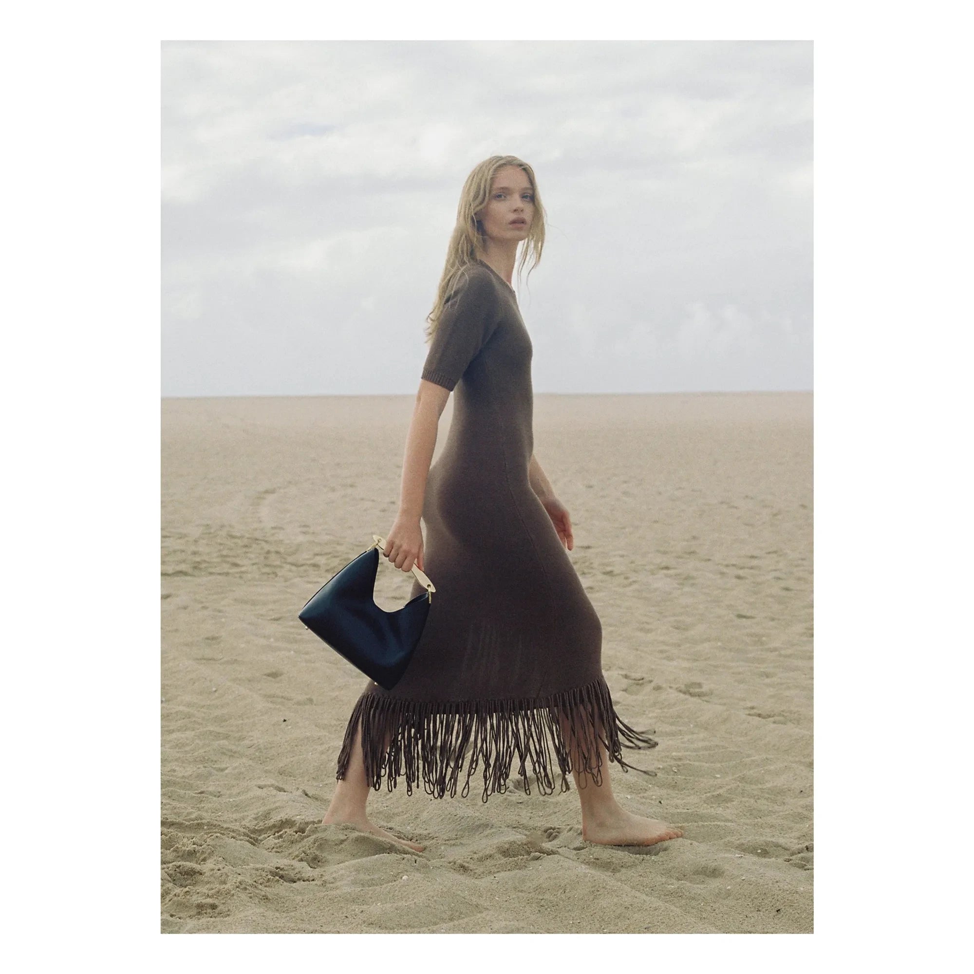 Elleme - Boomerang Leather Bag | Black