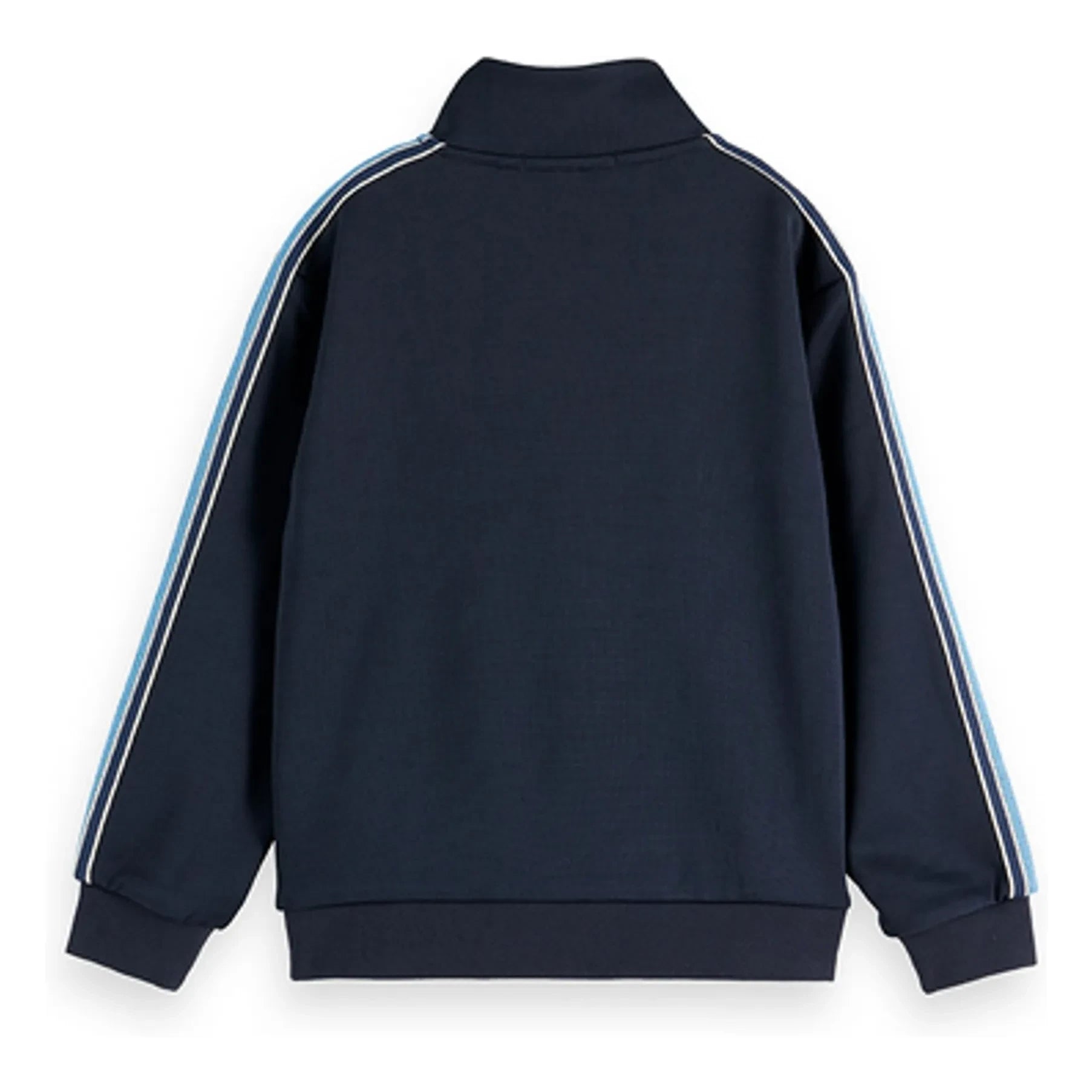 Scotch & Soda - Stripe Zip Sweat | Navy blue