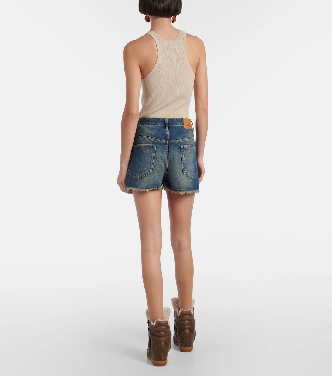 Isabel Marant - Lesia denim shorts