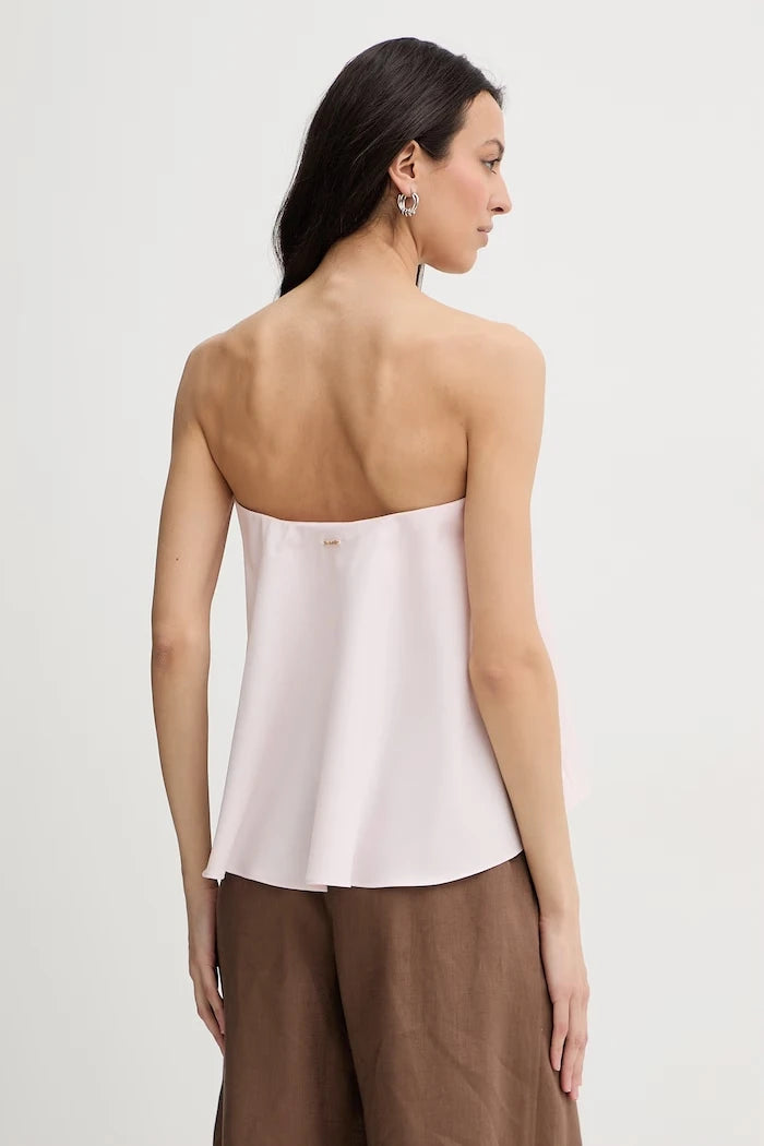 Twinset Kadın Açık Omuz Bluz, Yün Karışımlı