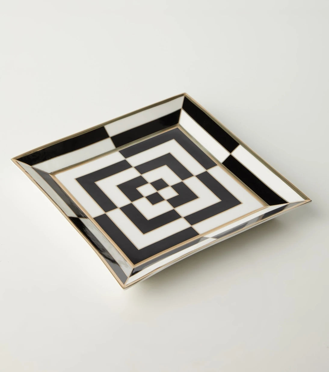 Jonathan Adler - Op Art porselen tepsi