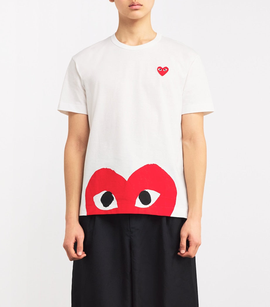 Comme Des Garçons Play Heart Logo T-Shirt