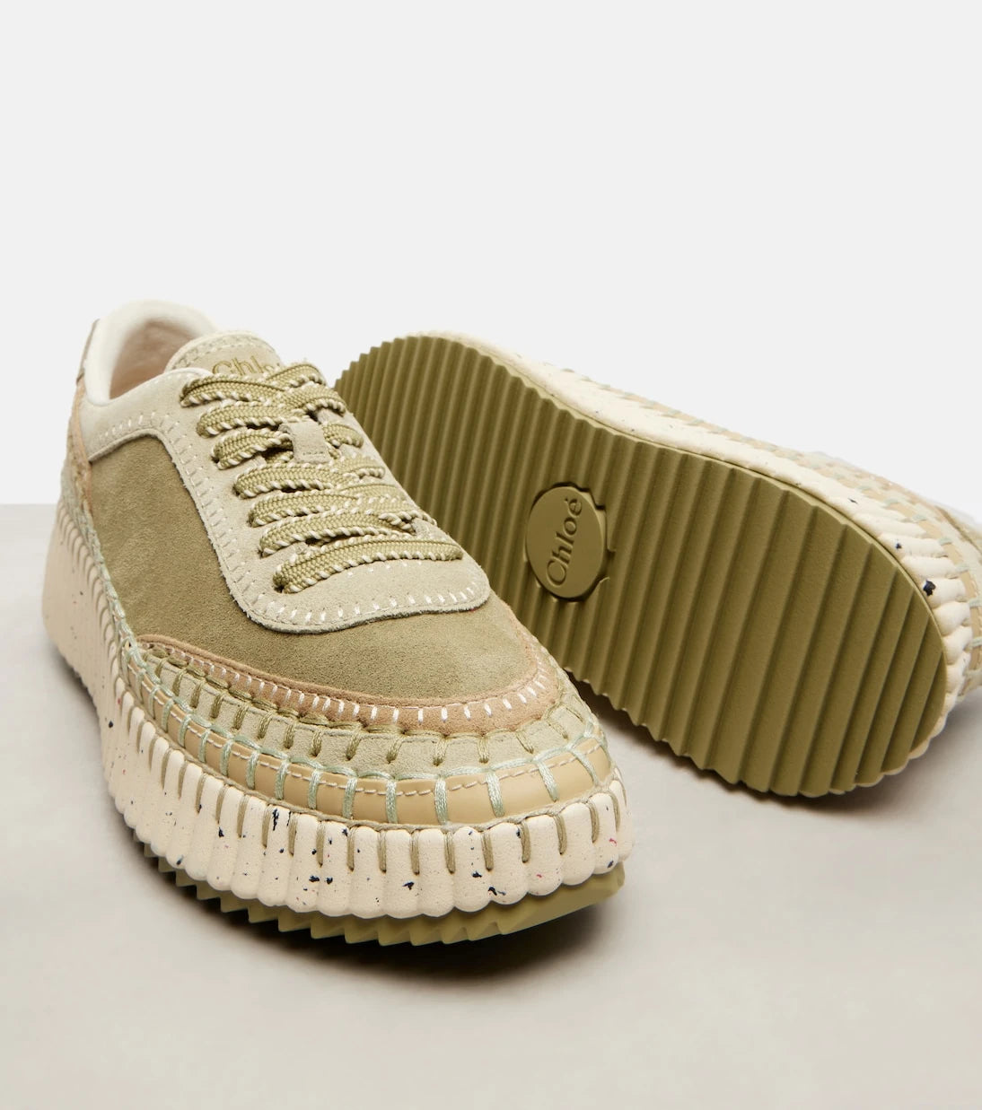Chloé - Nama suede sneakers
