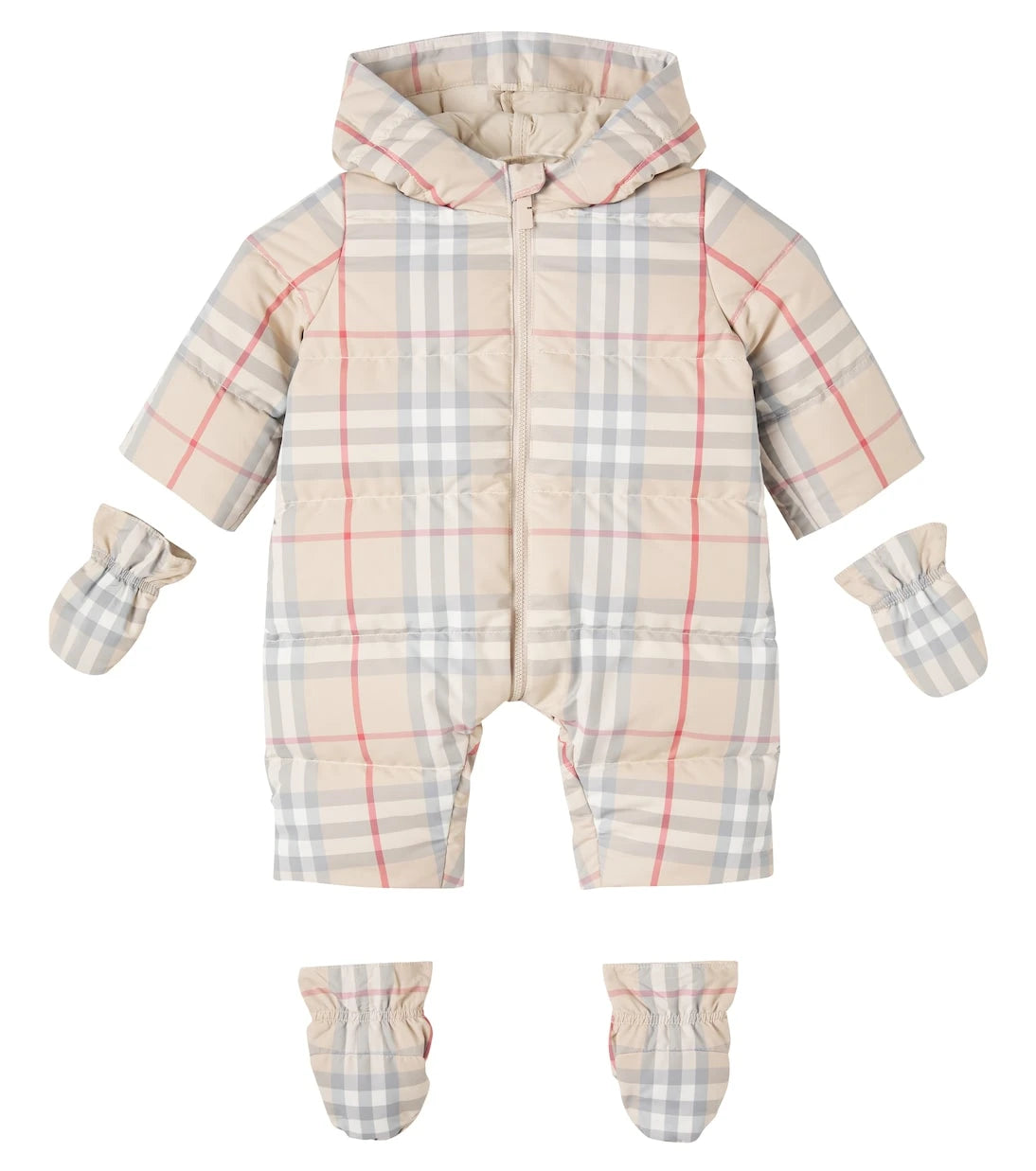 Burberry Kids - Baby Burberry Check down snowsuit