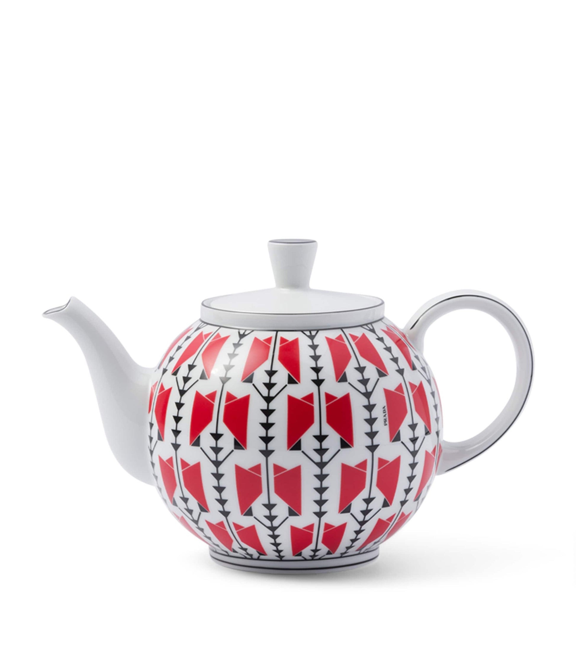 Prada Porcelain Vienna Arrows Teapot