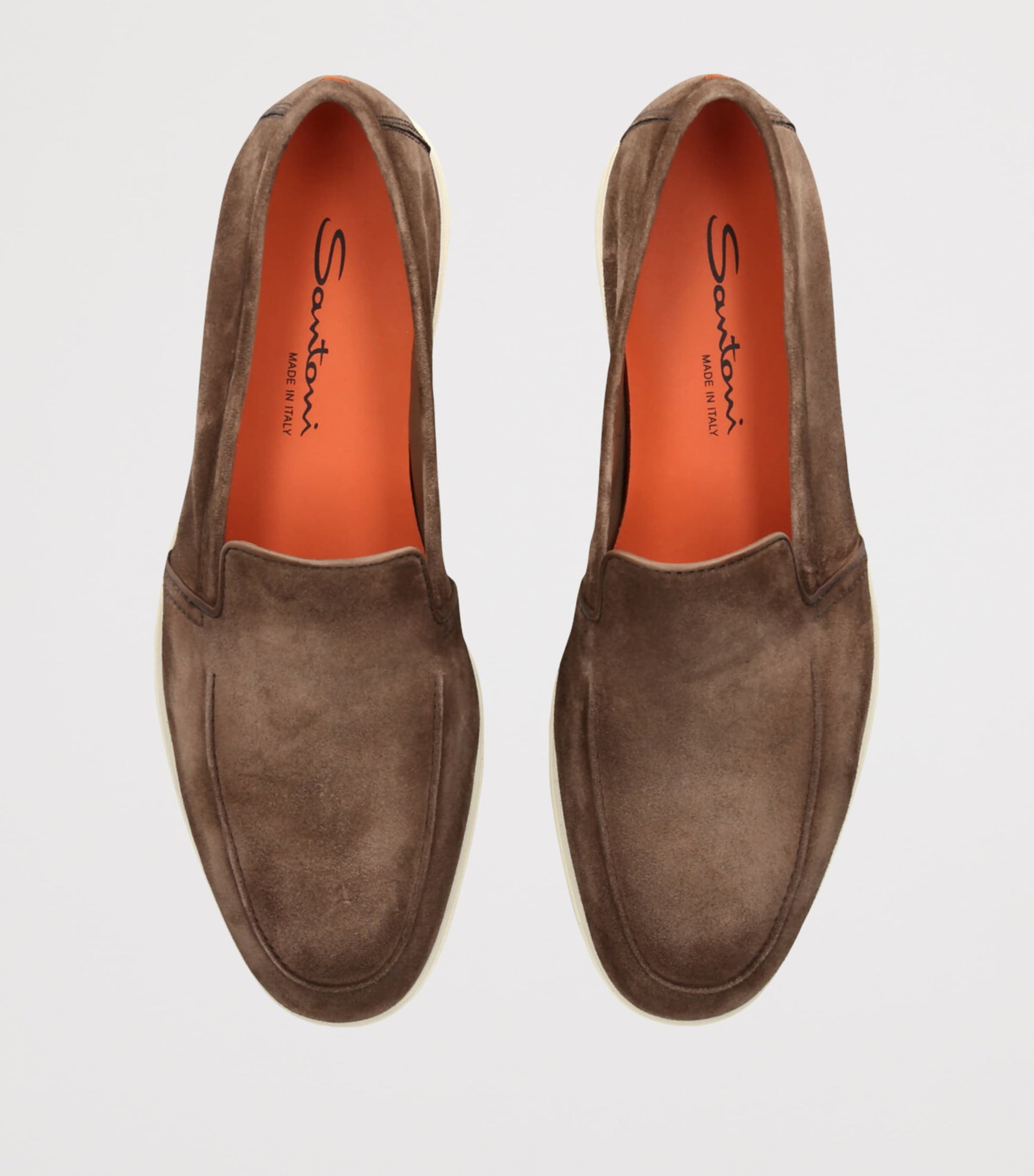 Santoni Suede Malibu Loafers