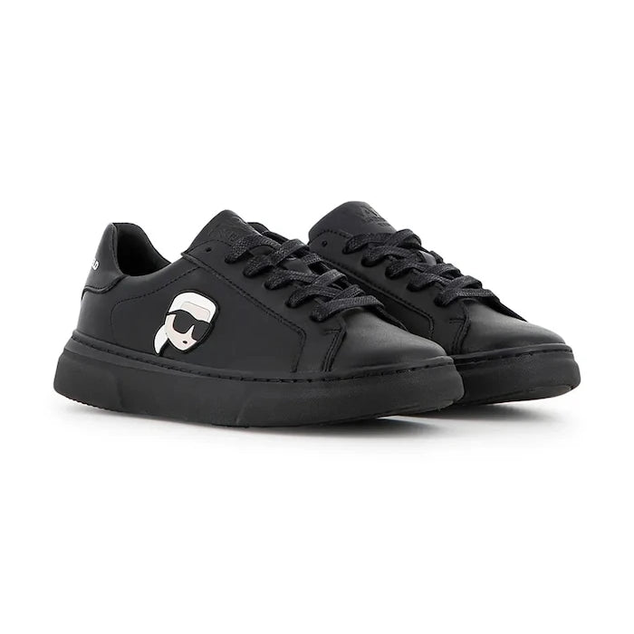 Karl Lagerfeld çocuklar için deri sneakerlar