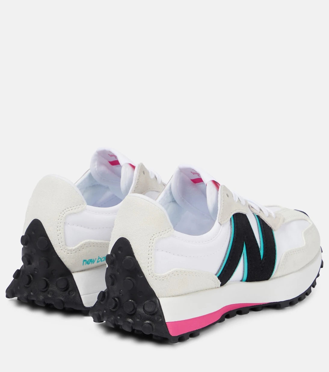 New Balance - حذاء سنيكرز 327 مزين بالجلد السويدي
