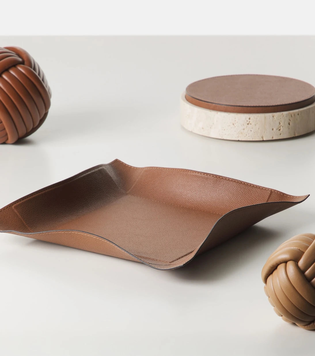 Giobagnara - Jack Valet Large leather tray