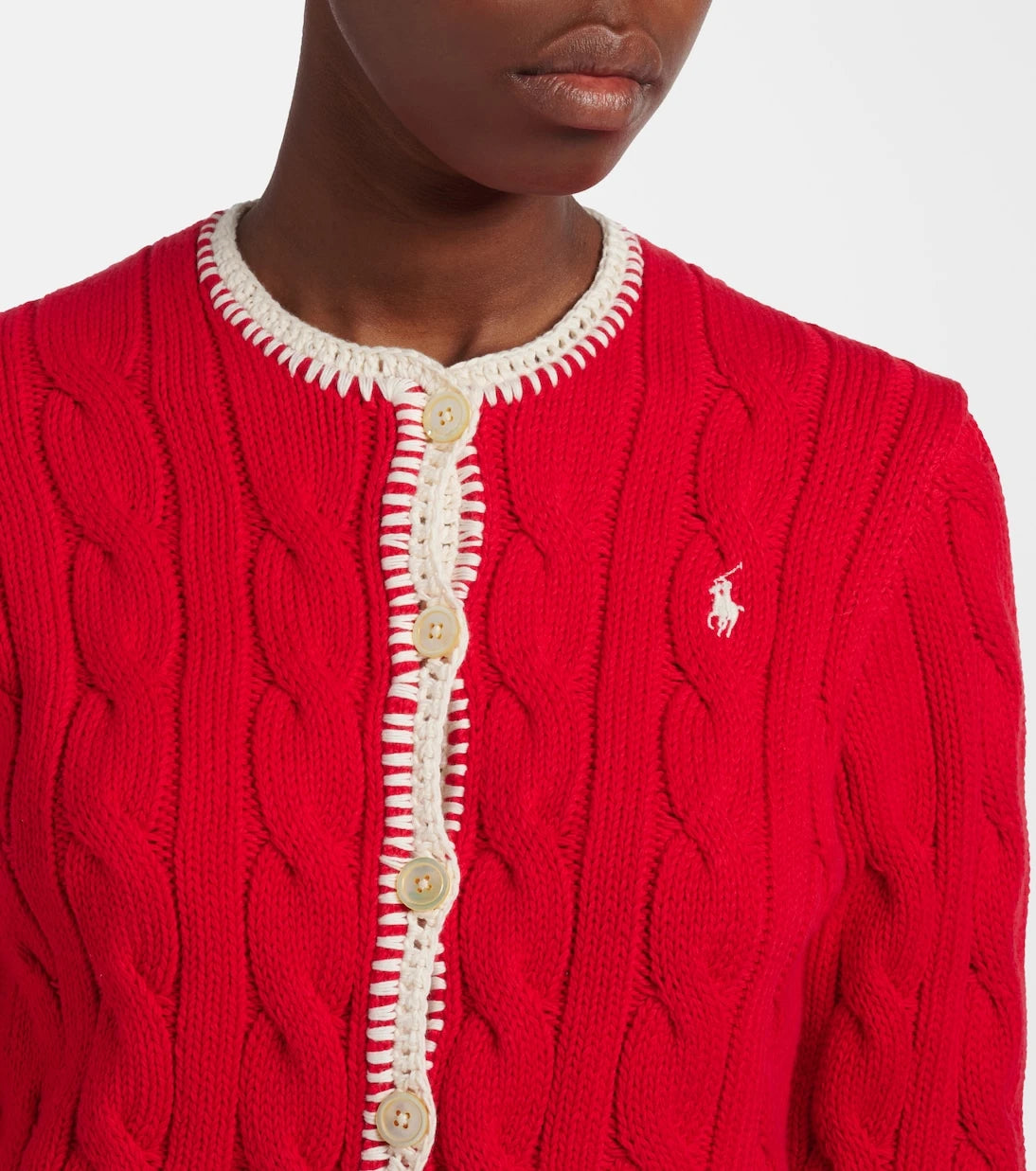 Polo Ralph Lauren - Cable-knit cotton cardigan