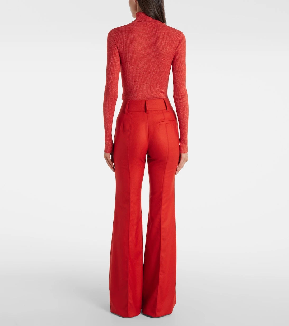Gabriela Hearst - Rhein wool and cashmere flared pants